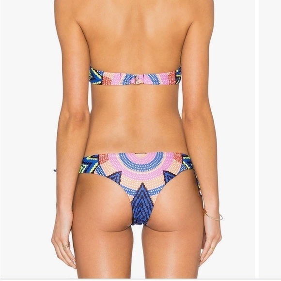 mara hoffman bikini bottom Star basket navy Size Xs Originally $122 cheeky - Picture 2 of 6
